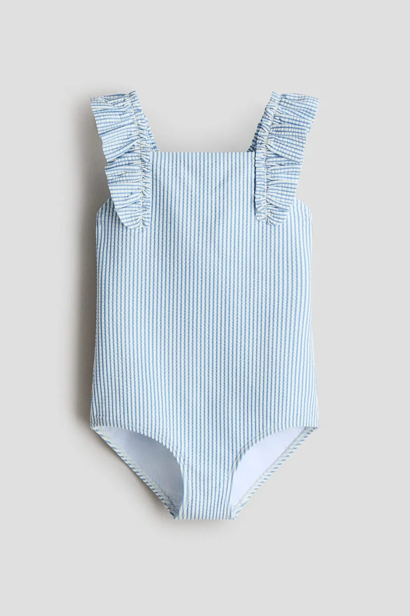 اتش اند ام ملابس سباحة بتفاصيل مكشكشة